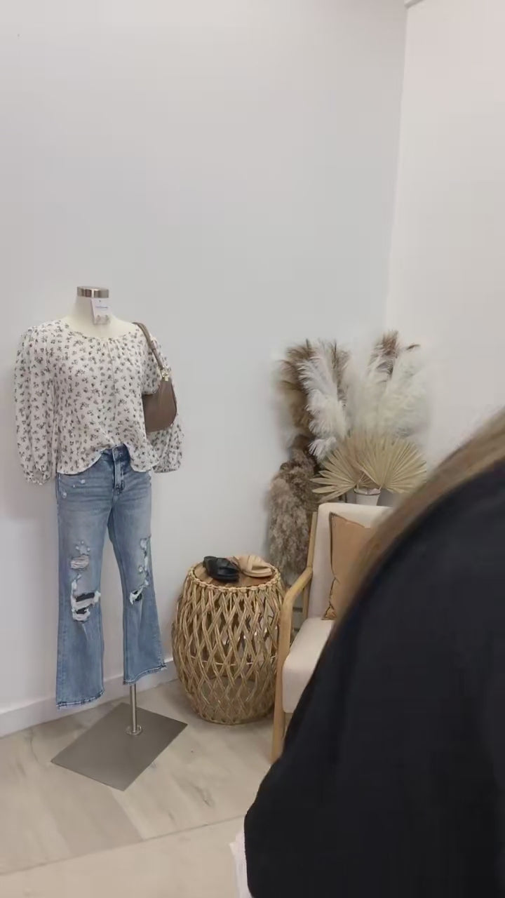 Ariel Cropped Straight Leg Jeans