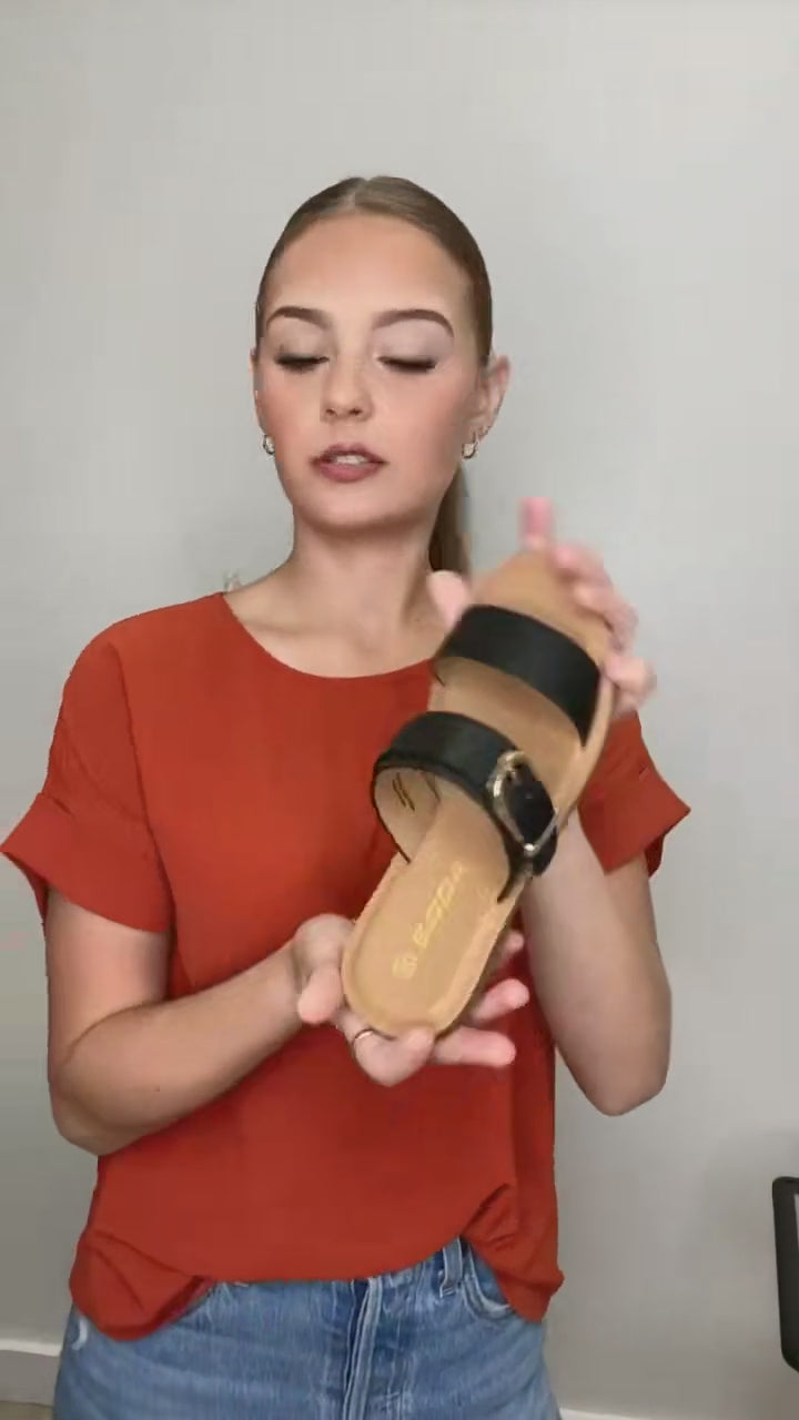 Sarah Sandals (Black)
