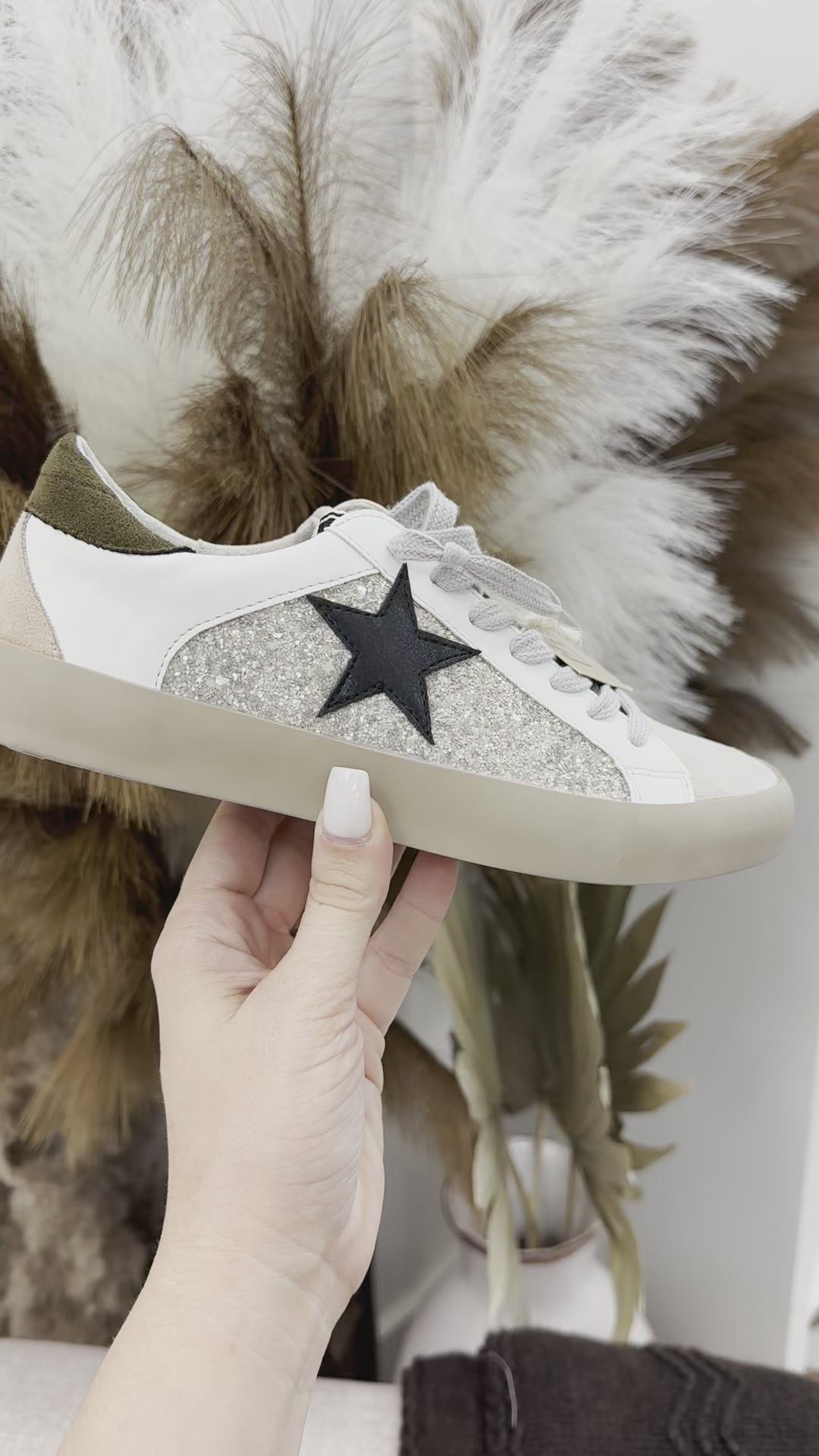 Shu Shop Paula Sneakers (Pearl Glitter)