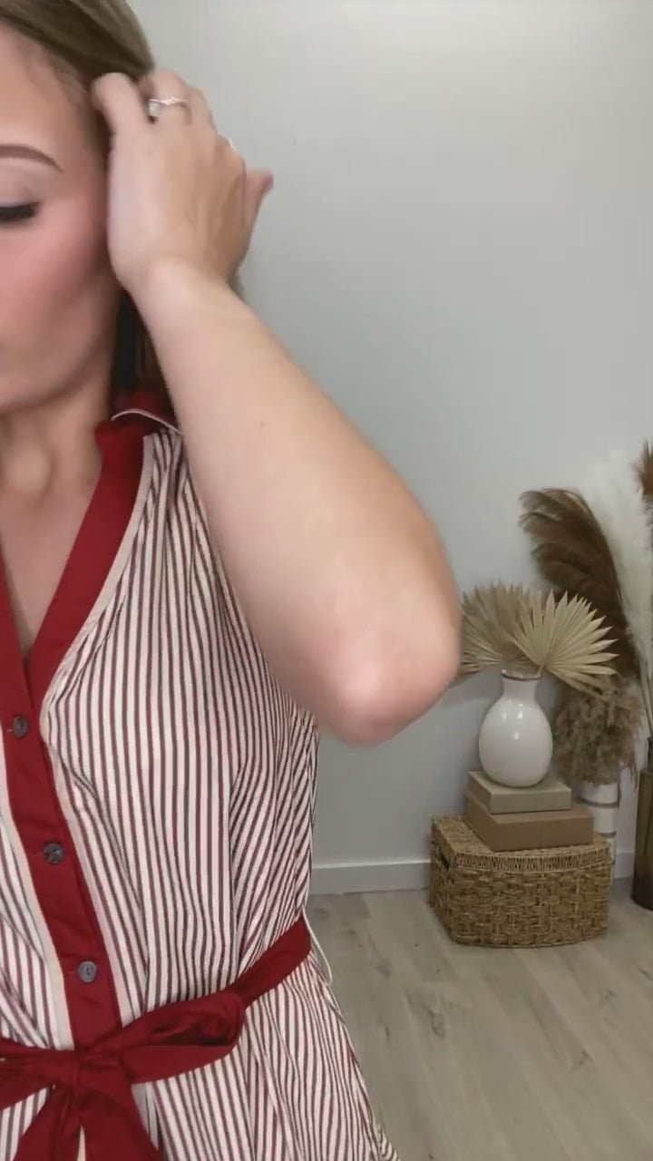 "Paving My Way" Dress (Rust)