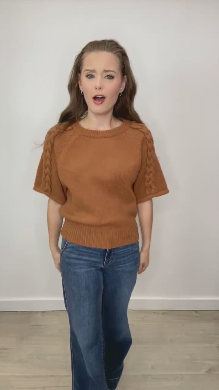 "All In Good Fun" Top (Camel)