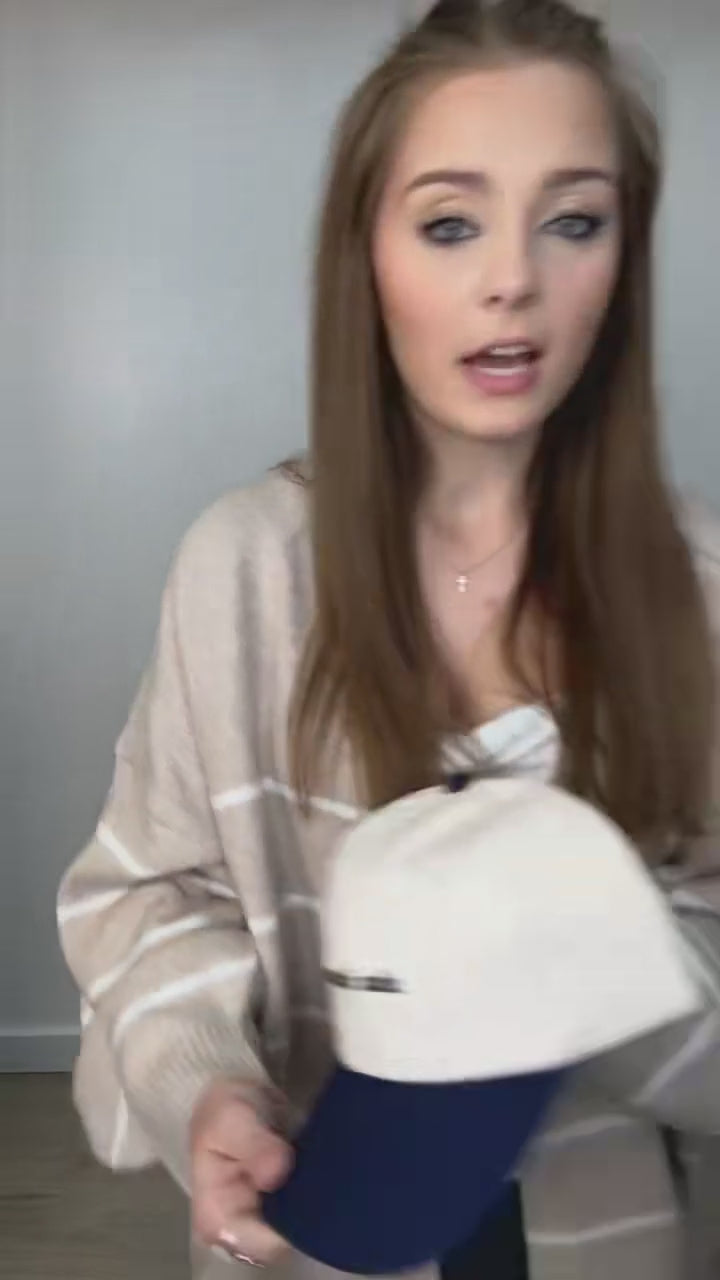 "Totally Mentally Stable" Hat (Navy/Natural)