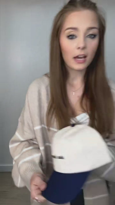 "Totally Mentally Stable" Hat (Navy/Natural)