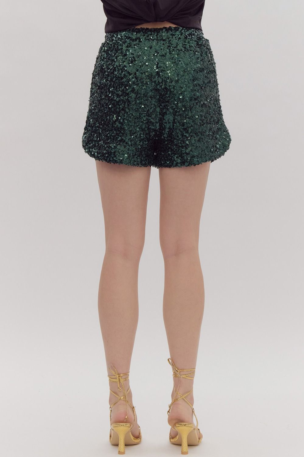 "Shining Star" Shorts (Hunter Green) - Happily Ever Aften