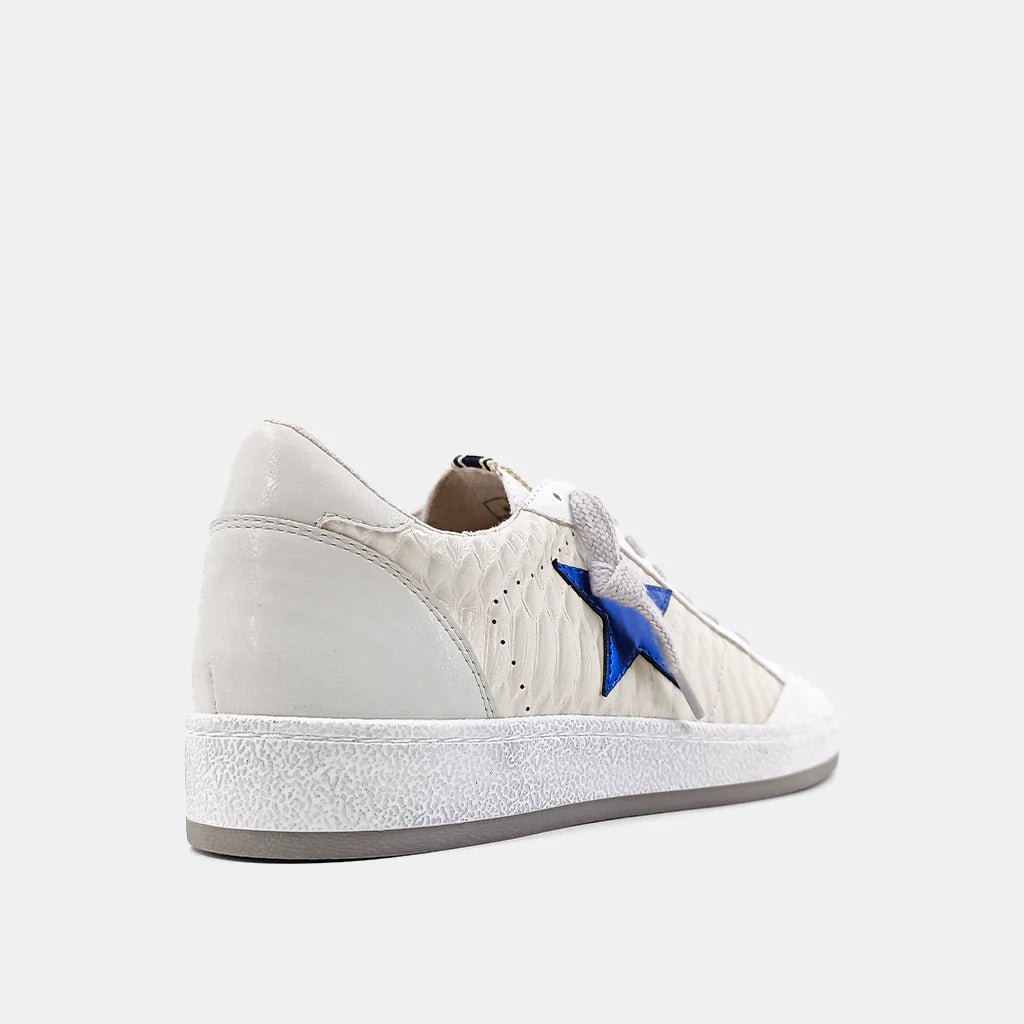 Shu Shop Paz Sneakers (Metallic Blue) - Happily Ever Aften