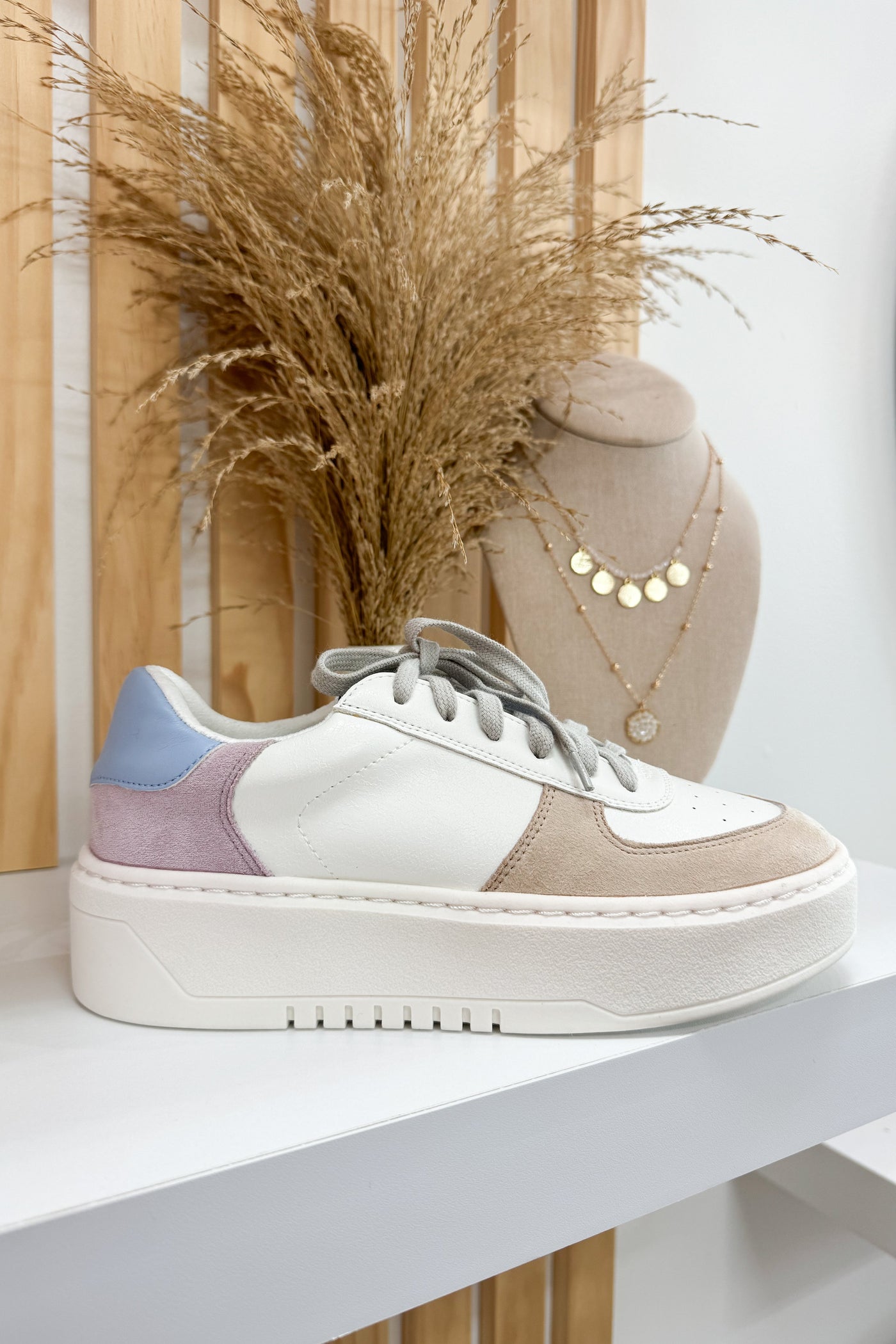 Shu Shop Shirley Sneakers (Light Blue) - Happily Ever Aften