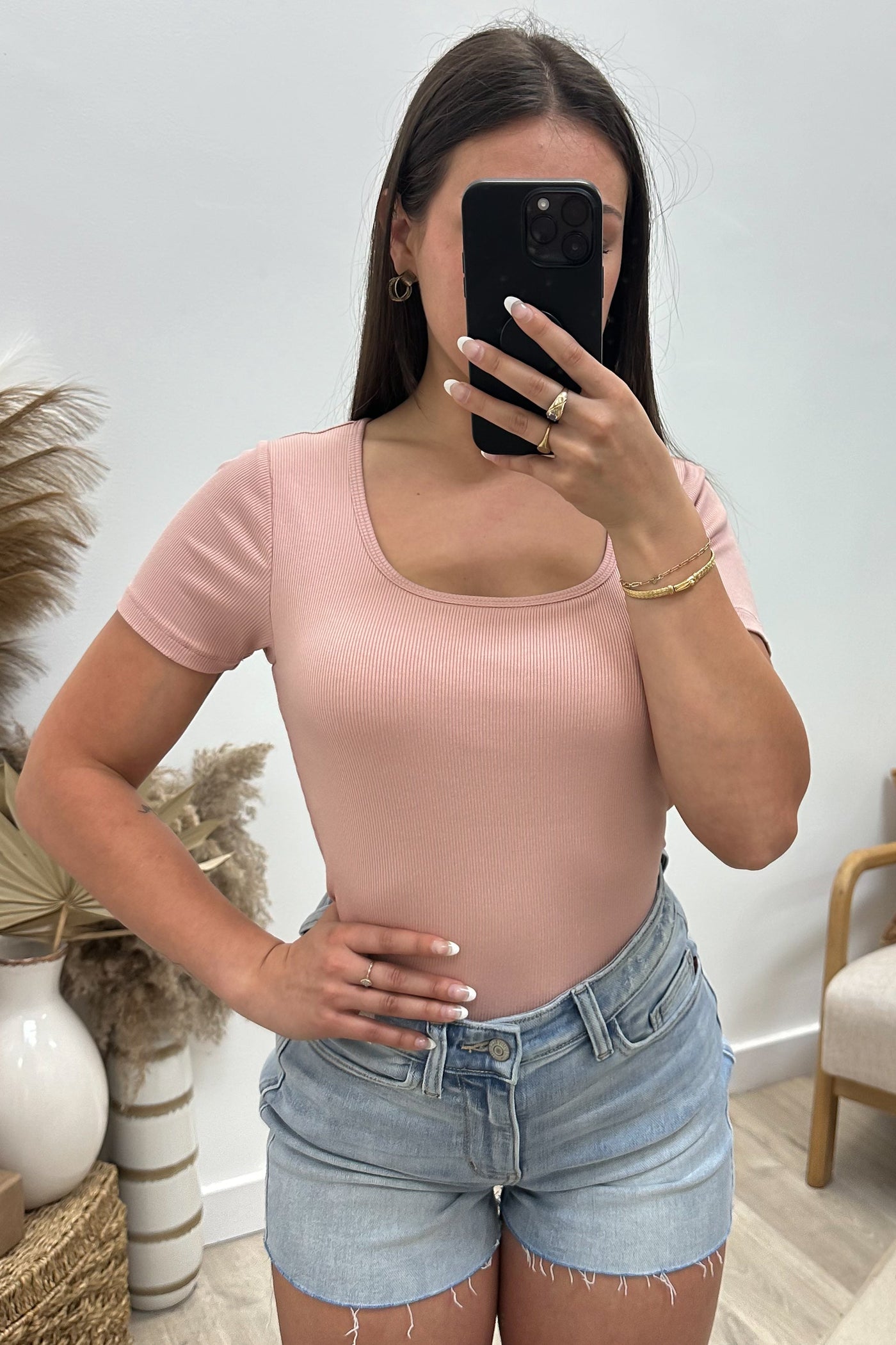 "Sight On You" Crop Top (Rose) - Happily Ever Aften