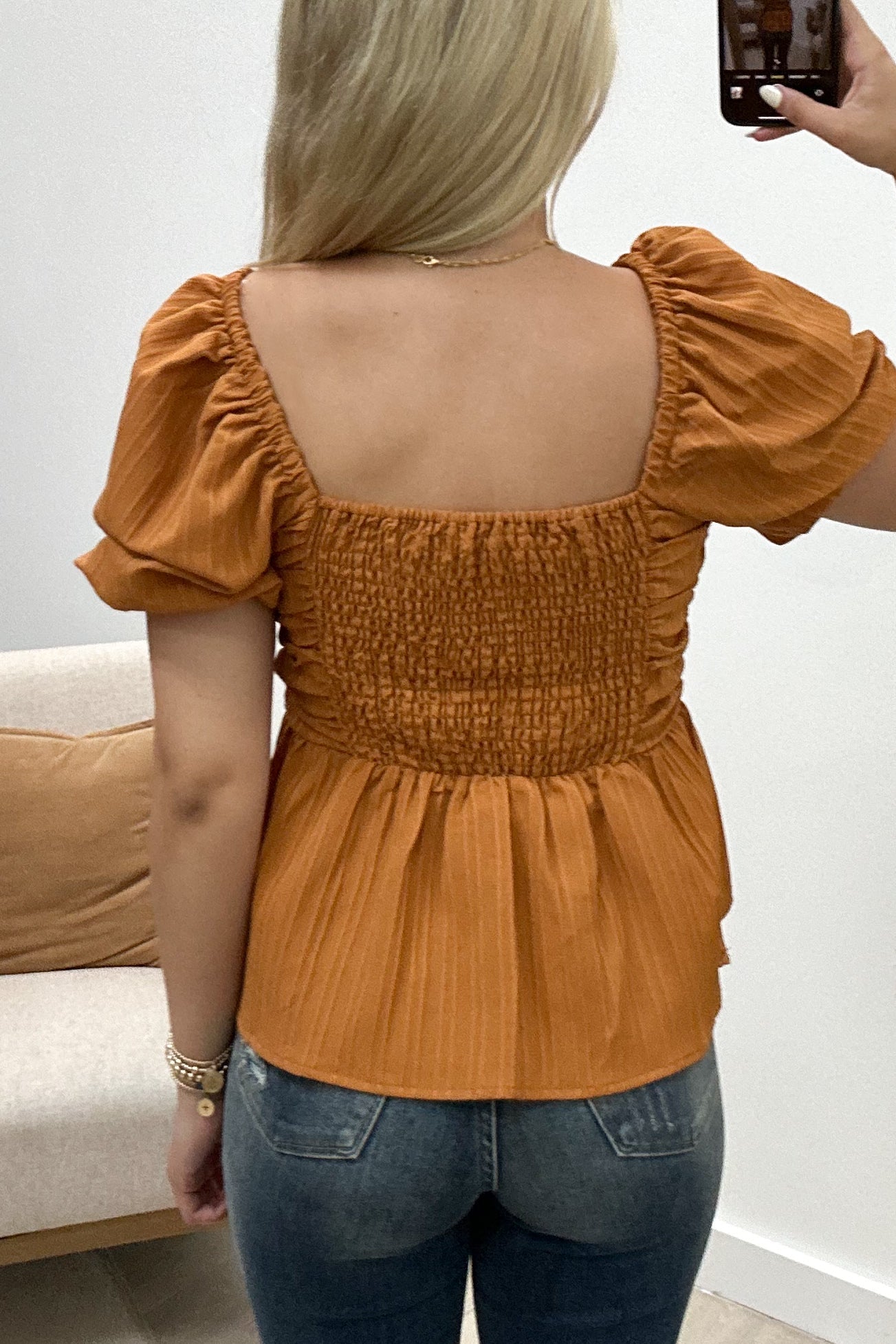 "Sugar & Spice" Top (Pumpkin) - Happily Ever Aften