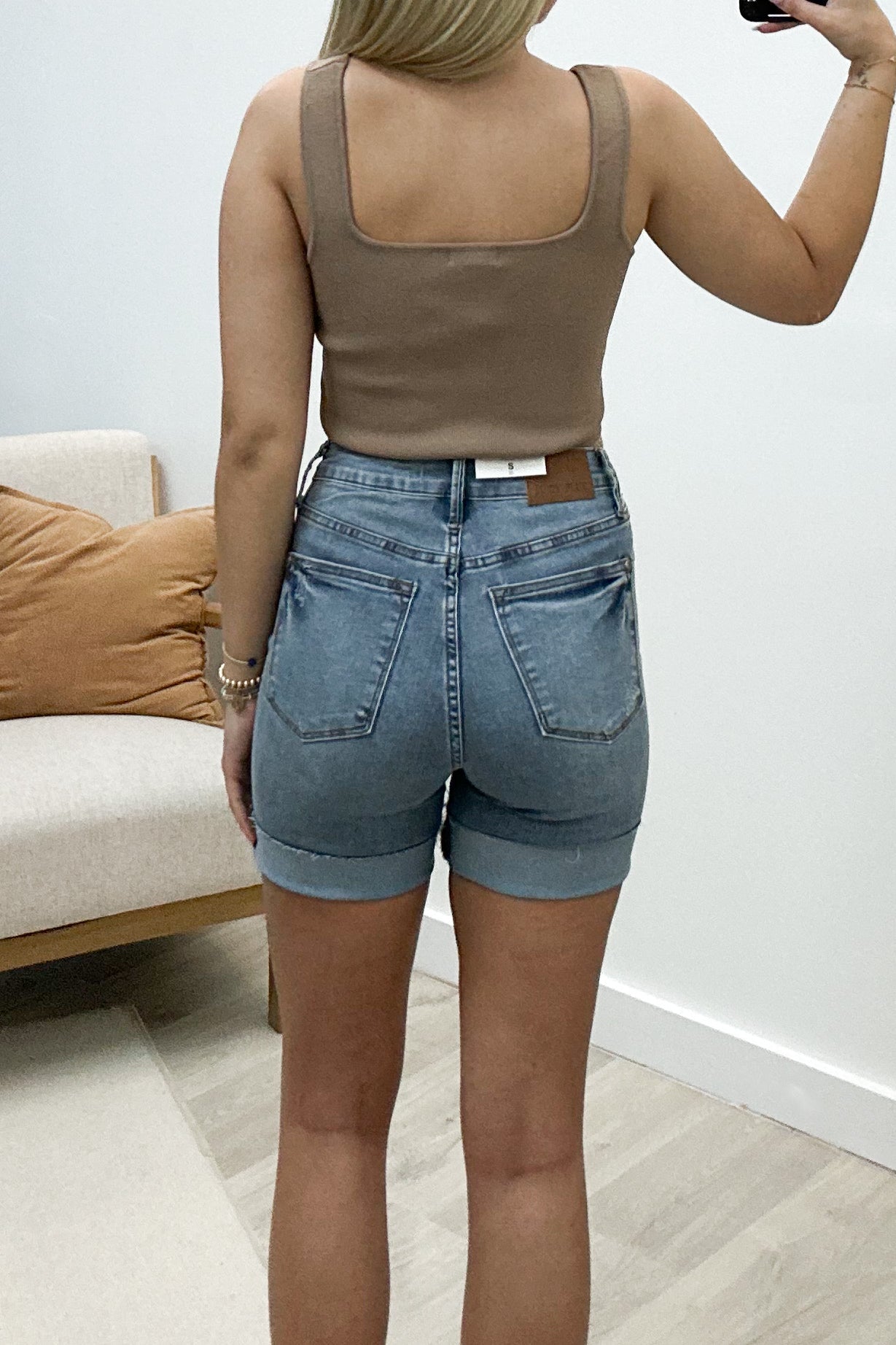 "Summer Lovin'" Crop Top (Taupe) - Happily Ever Aften