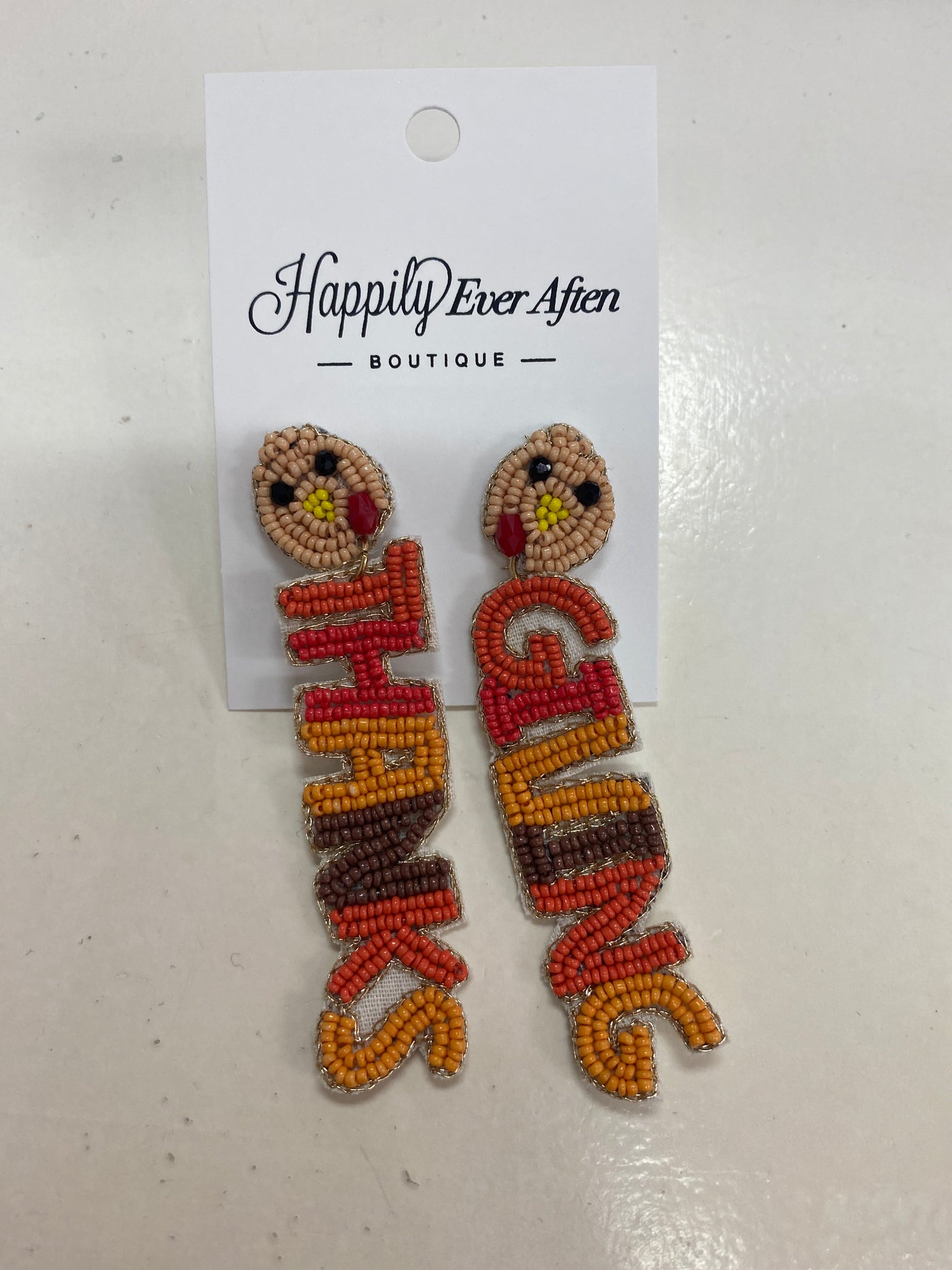 Thanksgiving Earrings - Happily Ever Aften