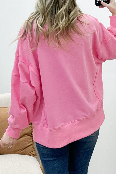 "This Is Love" Sweatshirt (Pink) - Happily Ever Aften