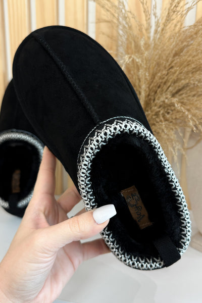 Very G Charlie Slippers (Black) - Happily Ever Aften