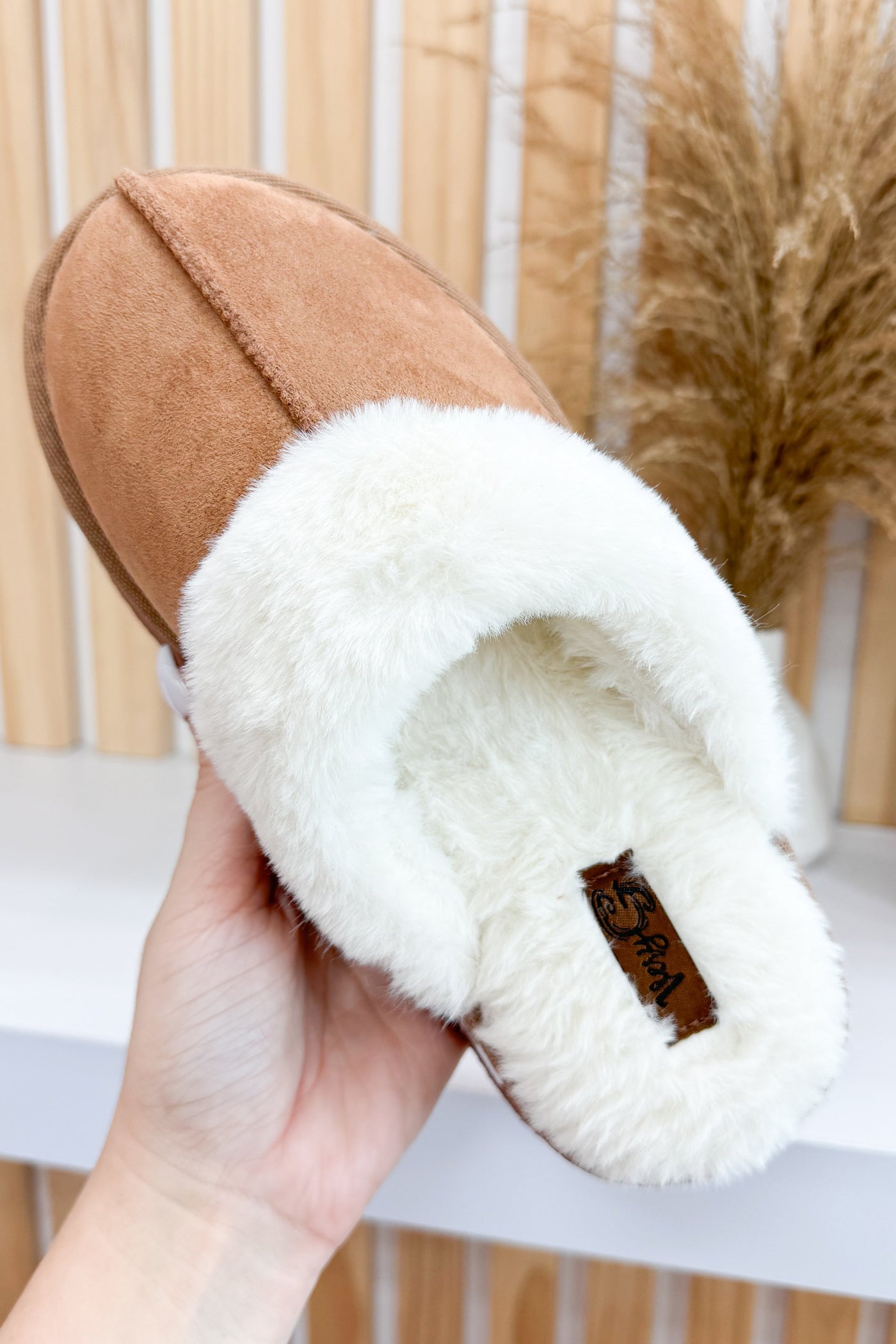 Very G Delaney Slippers (Tan) - Happily Ever Aften