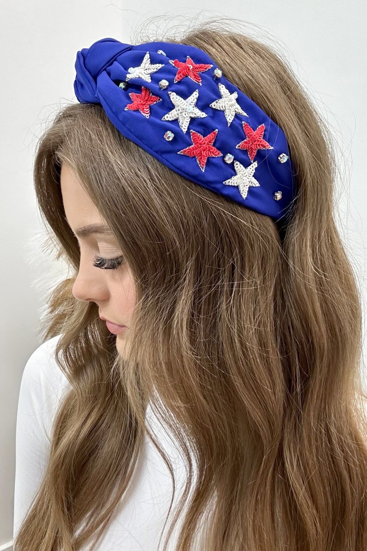 Virginia Knot Headband (Blue) - Happily Ever Aften