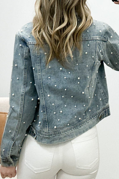 "Welcome To The Show" Denim Jacket - Happily Ever Aften