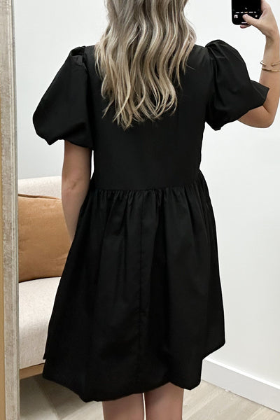 "What A Sweetie" Dress (Black) - Happily Ever Aften