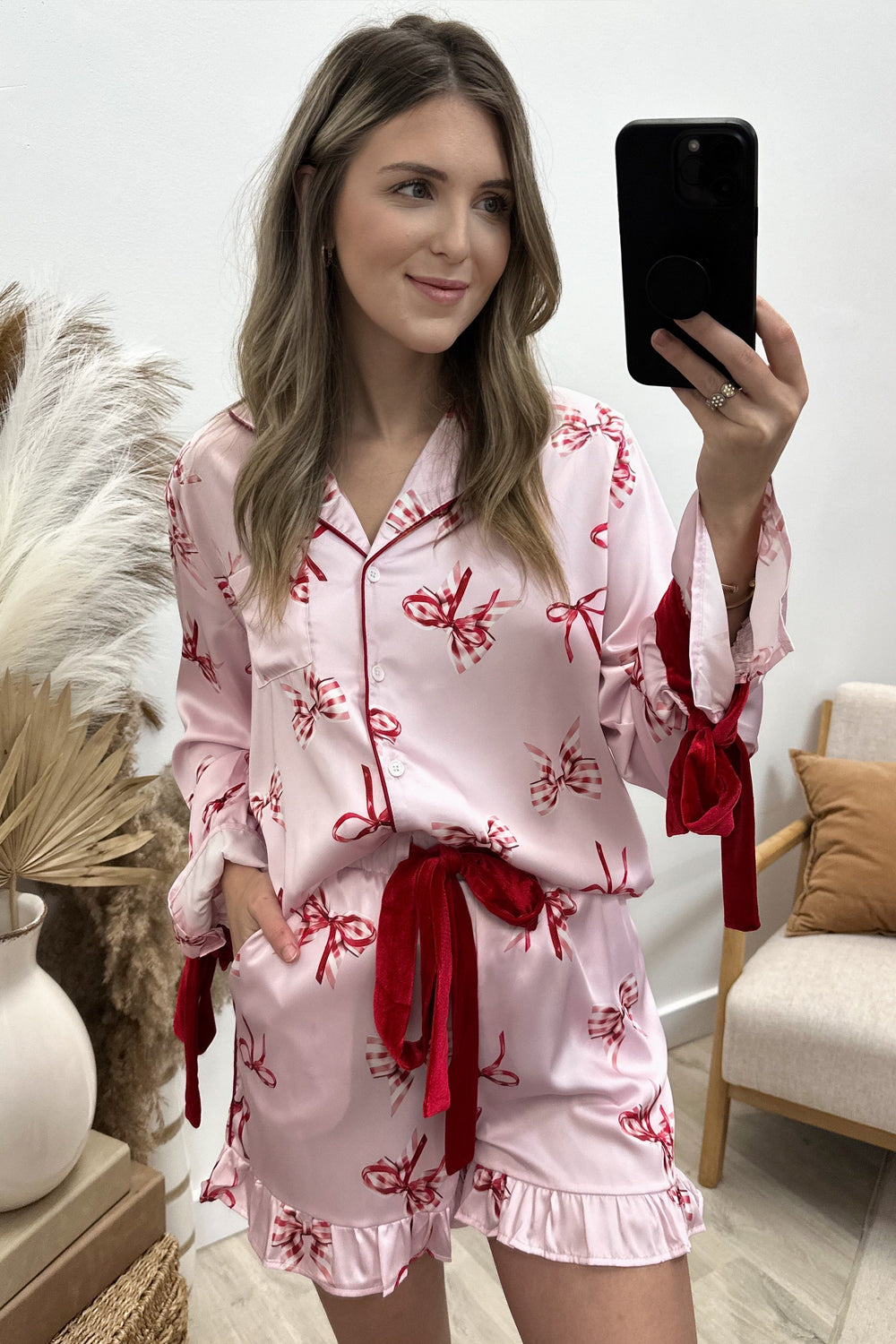 "Wrapping Gifts" Pajama Set - Happily Ever Aften