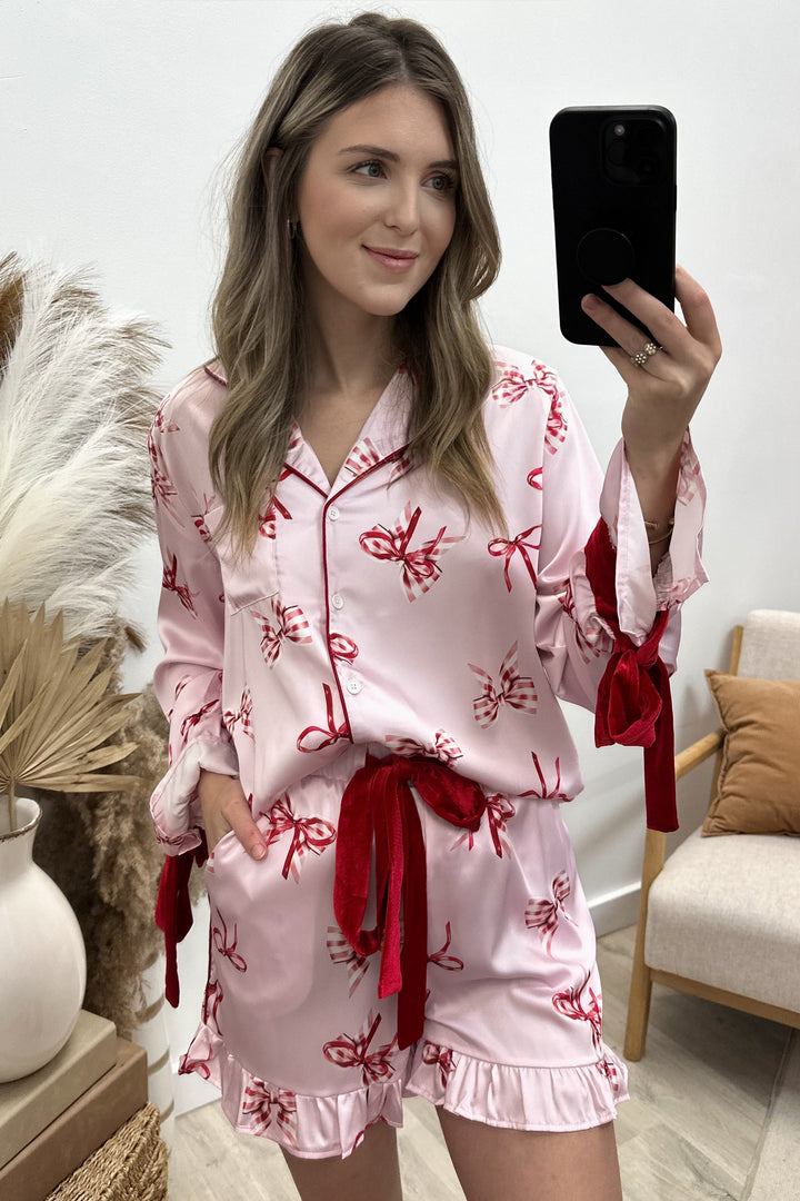 "Wrapping Gifts" Pajama Set - Happily Ever Aften