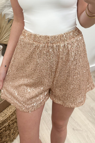 "You're A Star" Shorts (Gold) - Happily Ever Aften