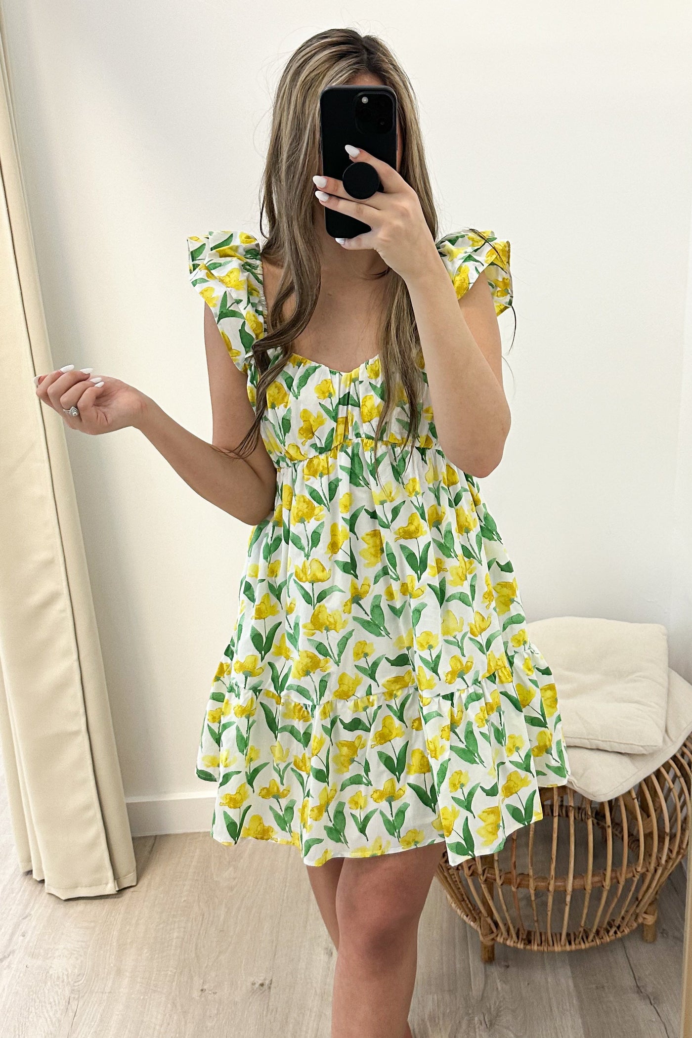 "All I Am" Dress (Banana) - Happily Ever Aften