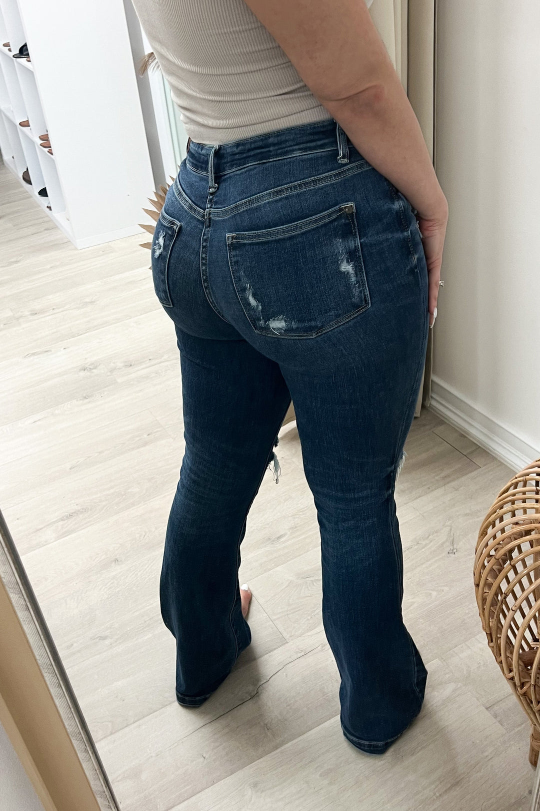 "All Of Me" Flare Jeans - Happily Ever Aften