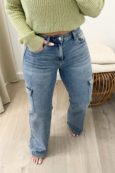 Bekka Cargo Jeans - Happily Ever Aften