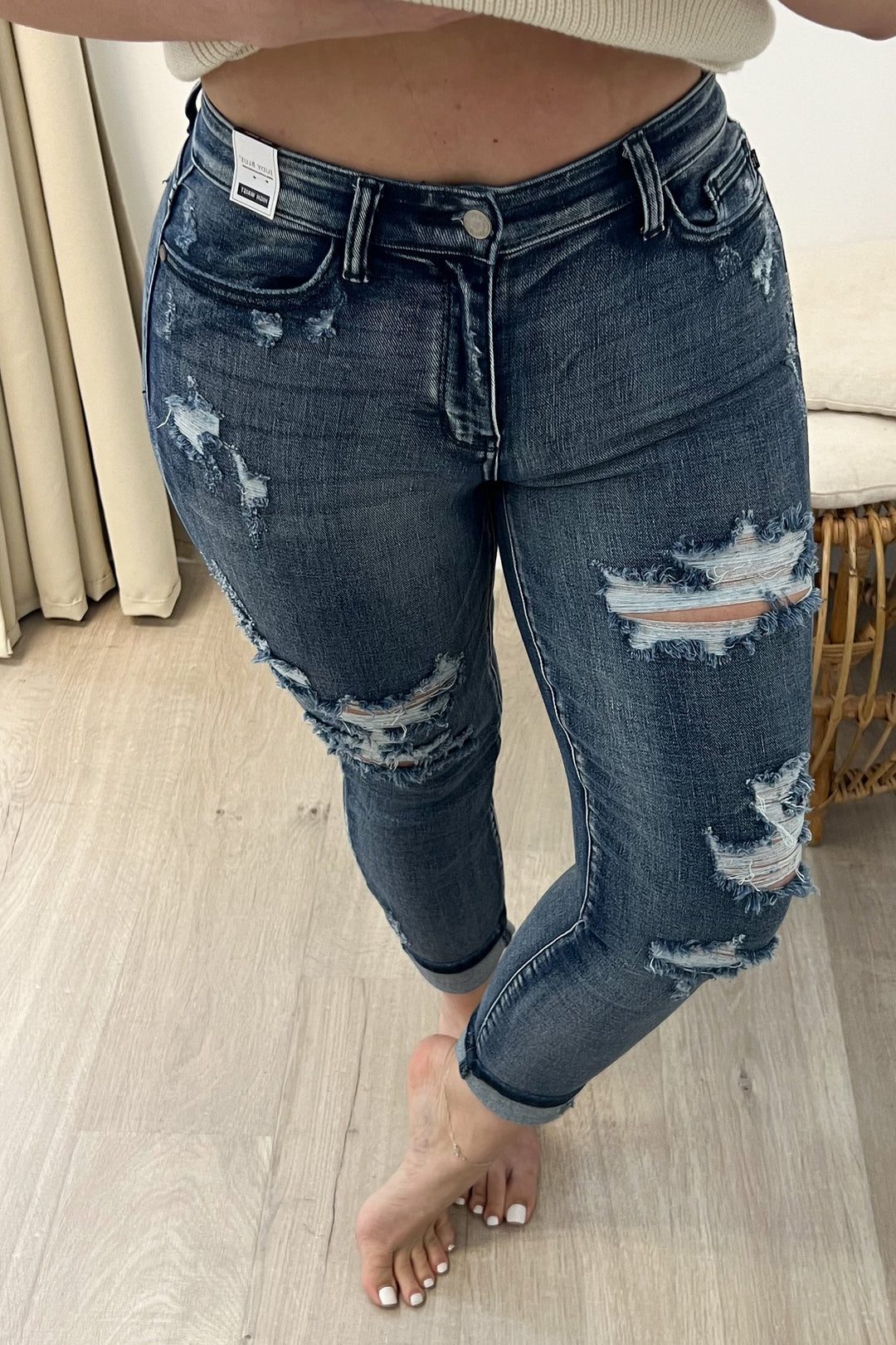 Cameron Boyfriend Jeans - Happily Ever Aften