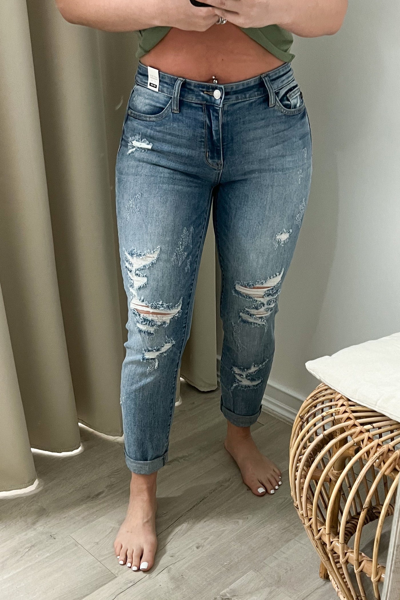 “Can’t Keep Up” Boyfriend Jeans - Happily Ever Aften