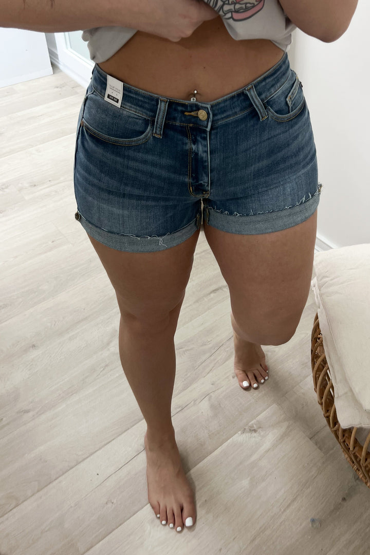 Caroline Denim Shorts - Happily Ever Aften