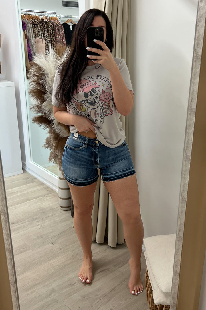 Caroline Denim Shorts - Happily Ever Aften