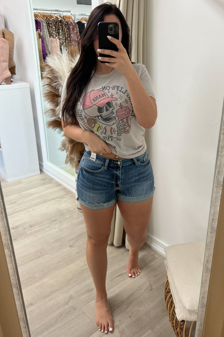 Caroline Denim Shorts - Happily Ever Aften