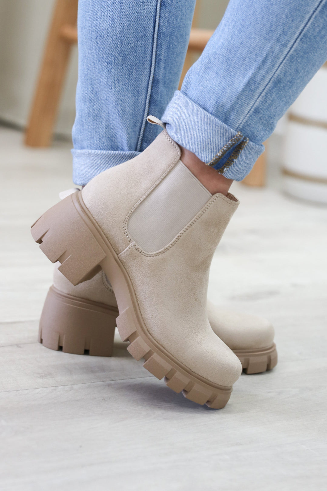 Dakota Booties (Wheat) - Happily Ever Aften