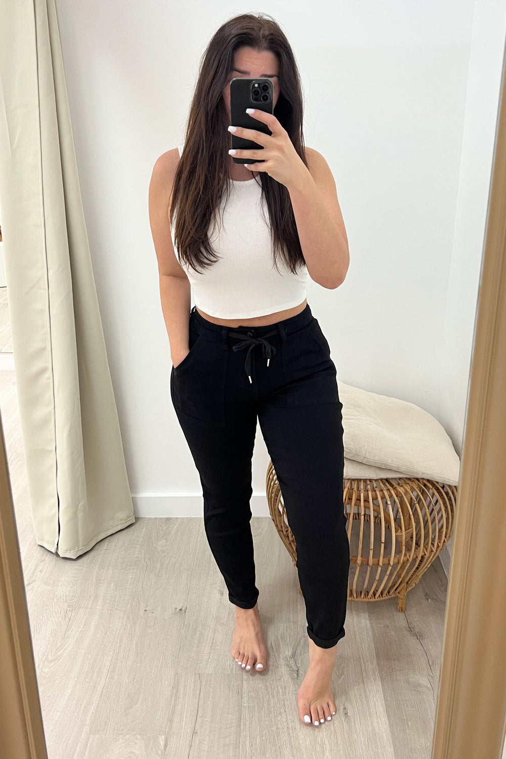 Devin Denim Joggers - Happily Ever Aften