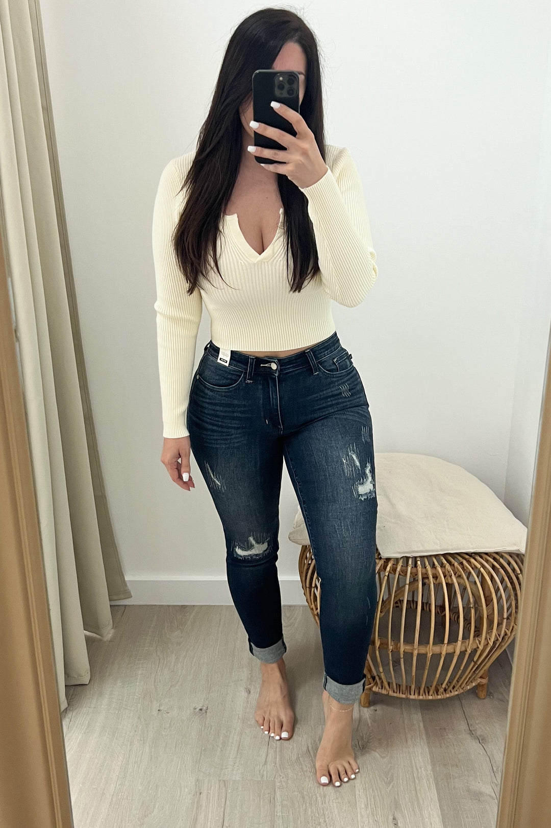 Elliot Boyfriend Jeans - Happily Ever Aften