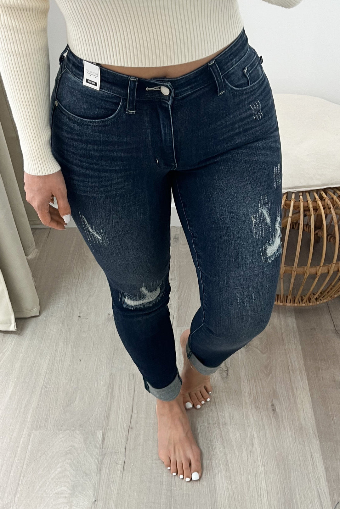 Elliot Boyfriend Jeans - Happily Ever Aften
