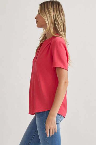 "Gathered Together" Top (Punch) - Happily Ever Aften
