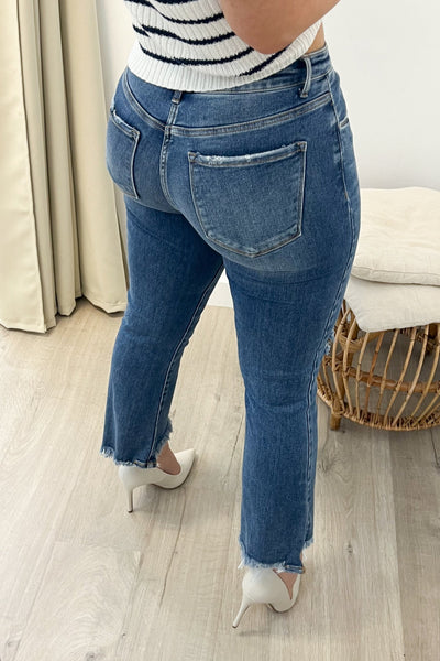 Haleigh Flare Jeans - Happily Ever Aften