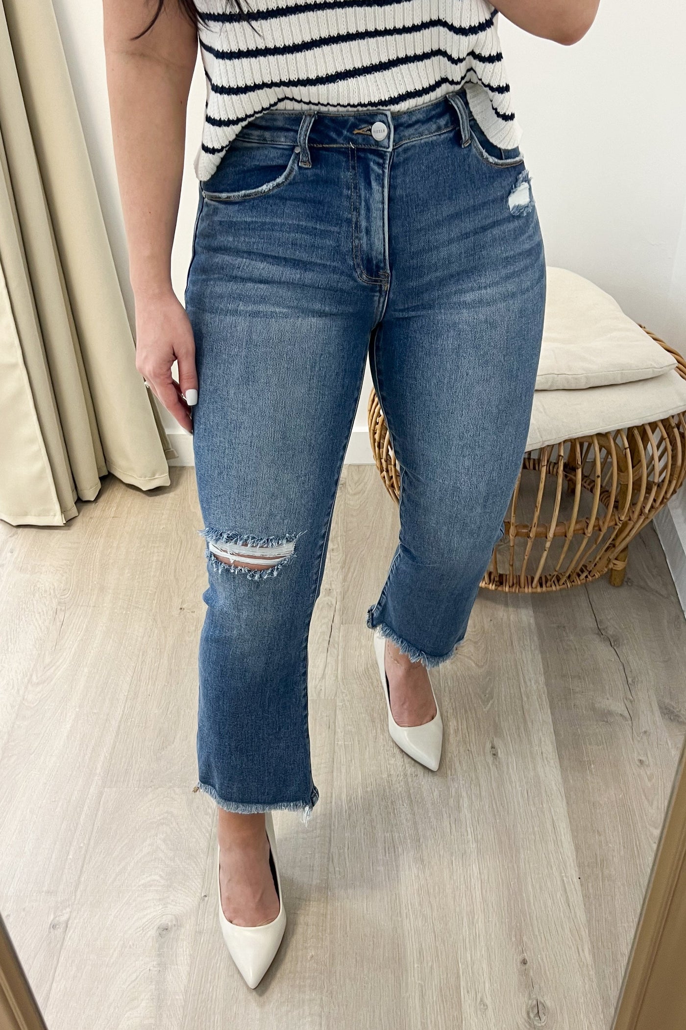 Haleigh Flare Jeans - Happily Ever Aften