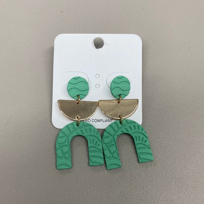 Halle Drop Earrings (Mint) - Happily Ever Aften