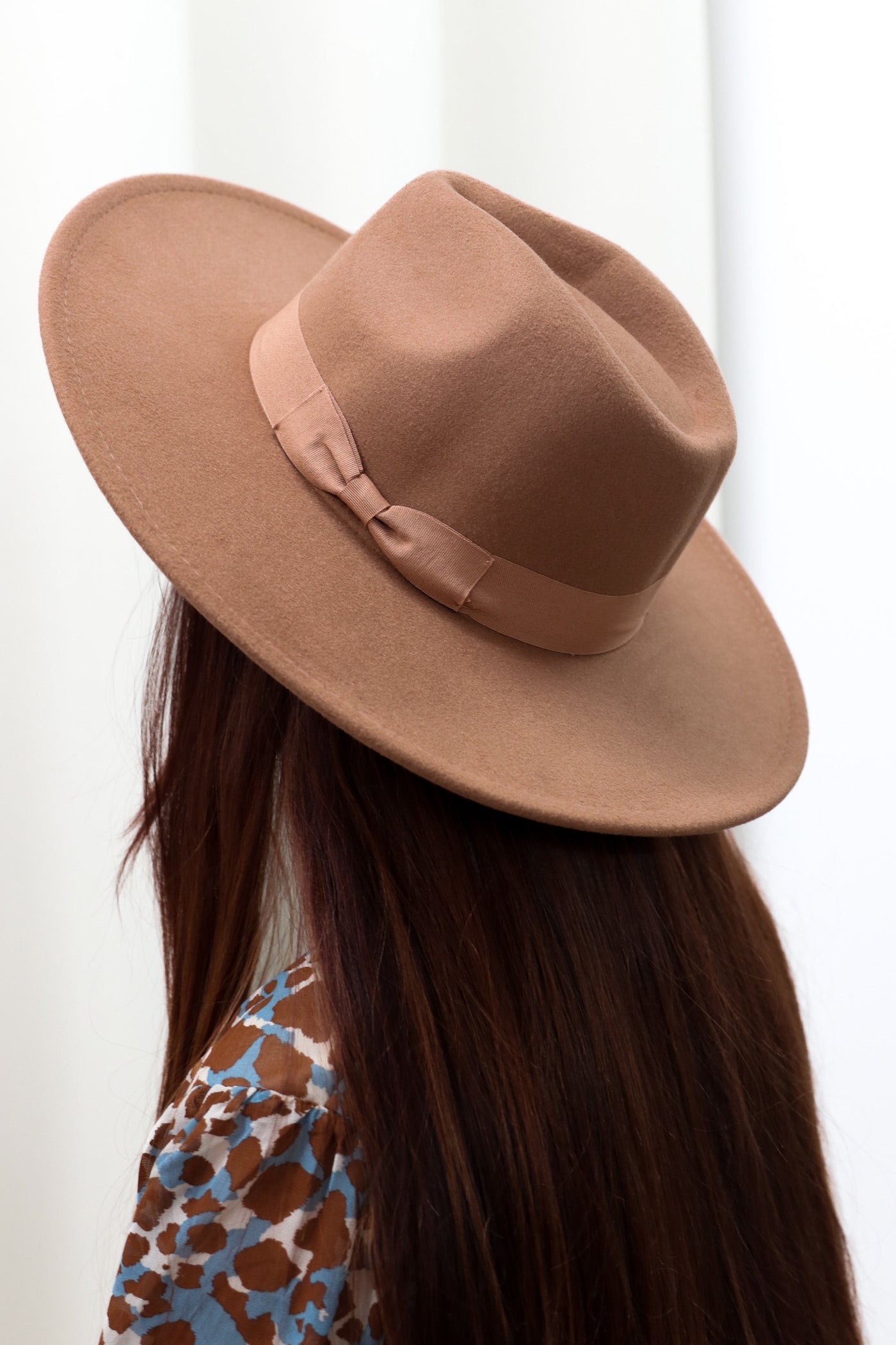 Hallie Fedora Hat (Brown) - Happily Ever Aften