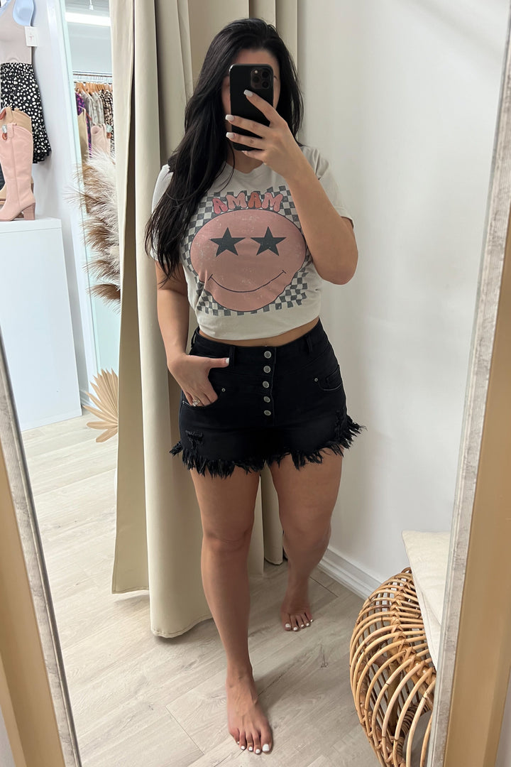 "Harley" Denim Shorts - Happily Ever Aften