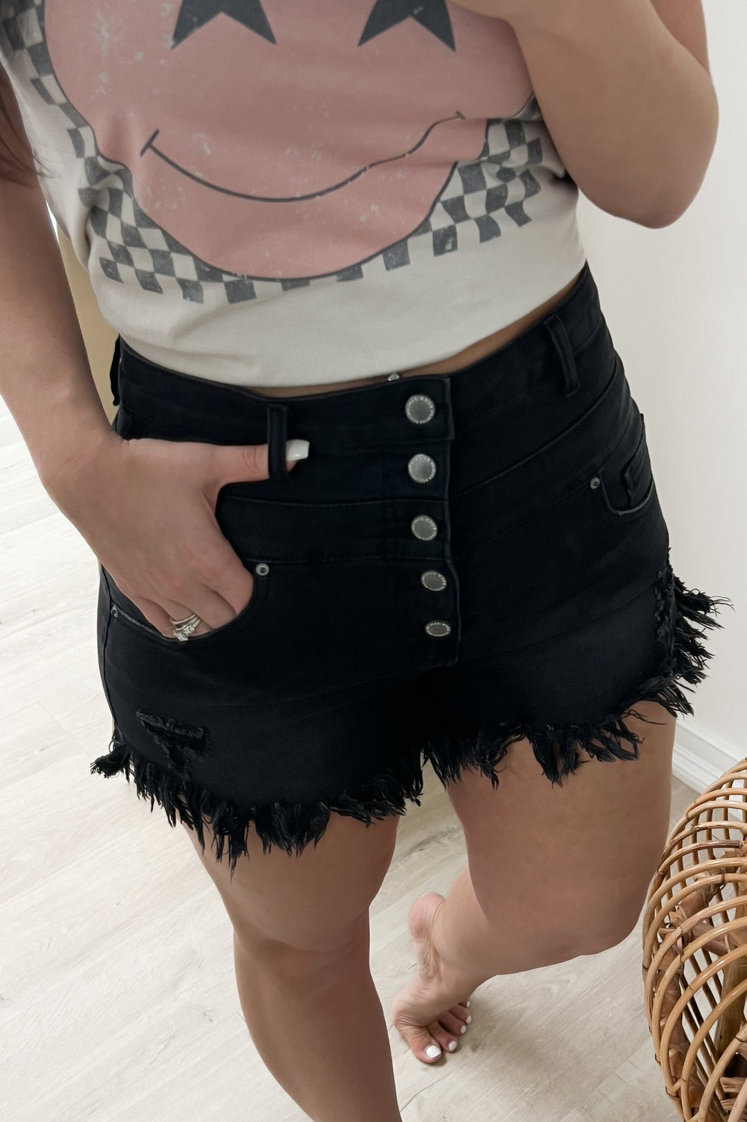 "Harley" Denim Shorts - Happily Ever Aften