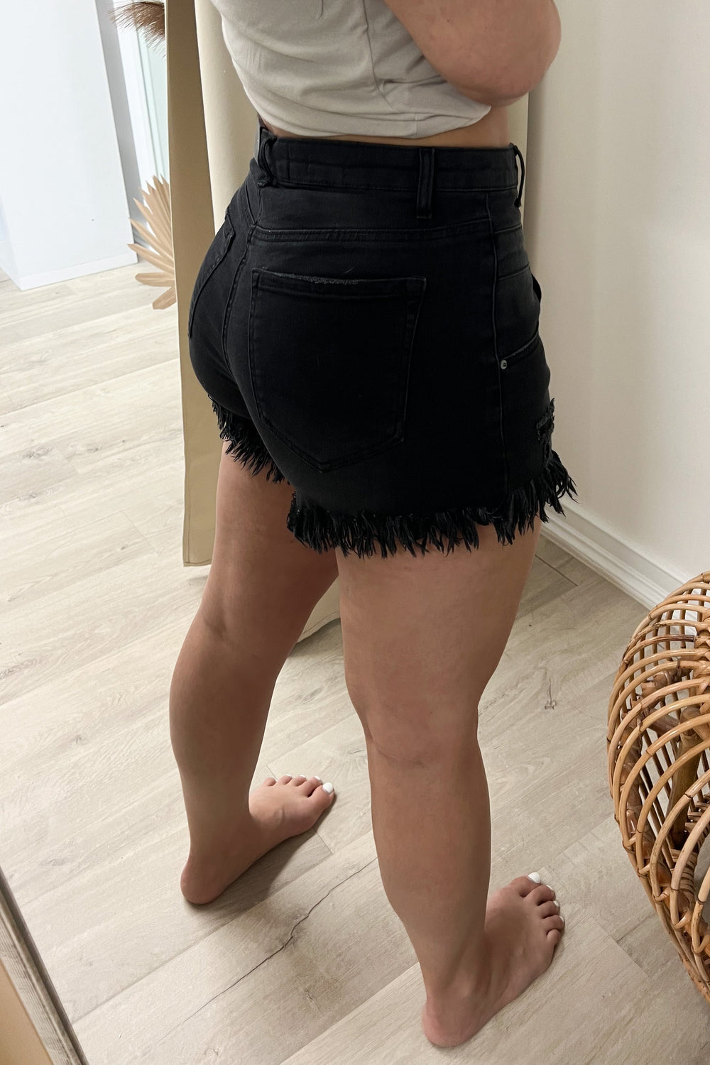 "Harley" Denim Shorts - Happily Ever Aften