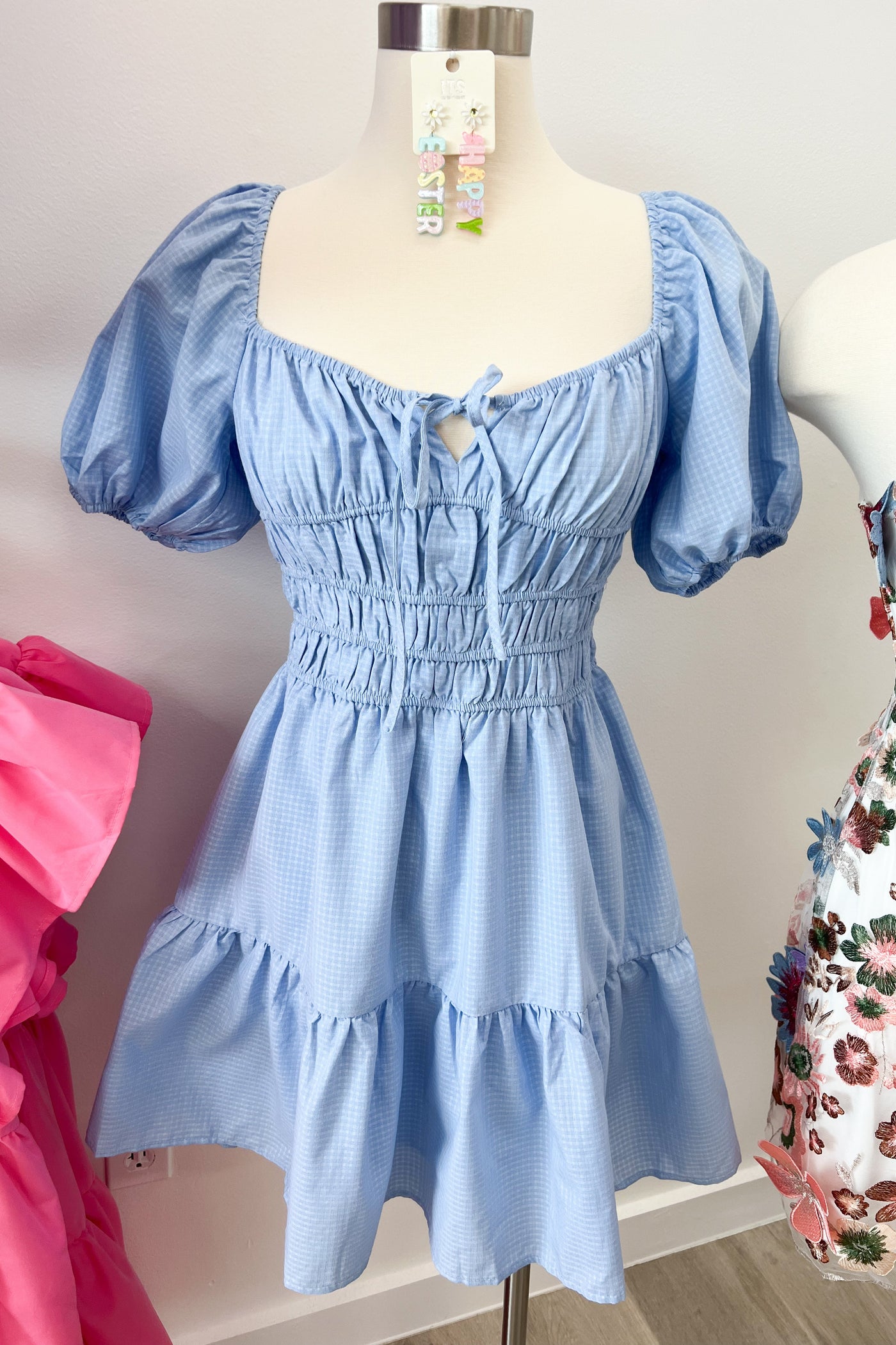 "I Know She Knows" Dress (Blue) - Happily Ever Aften