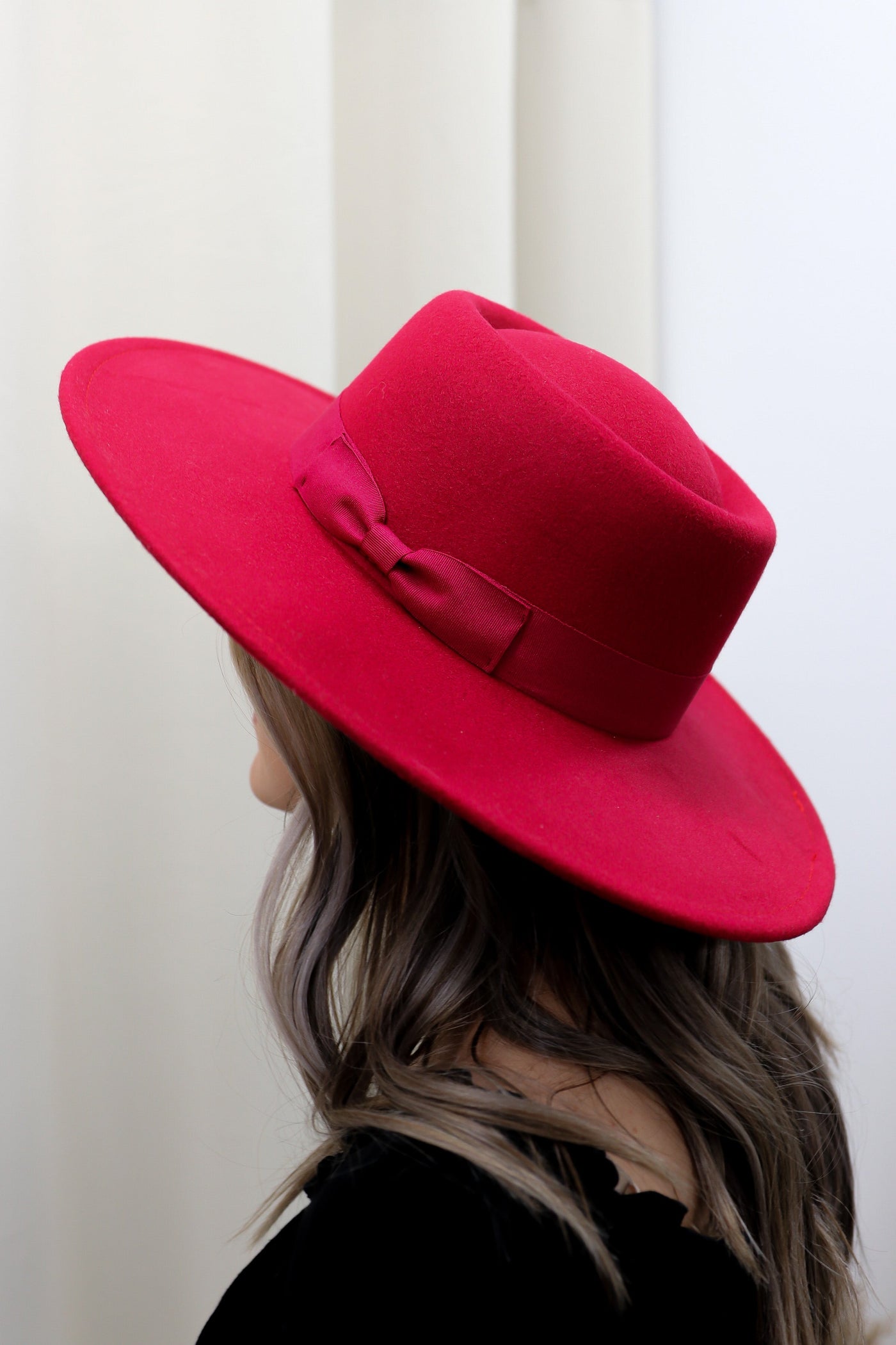 Iris Fedora Hat (Berry) - Happily Ever Aften