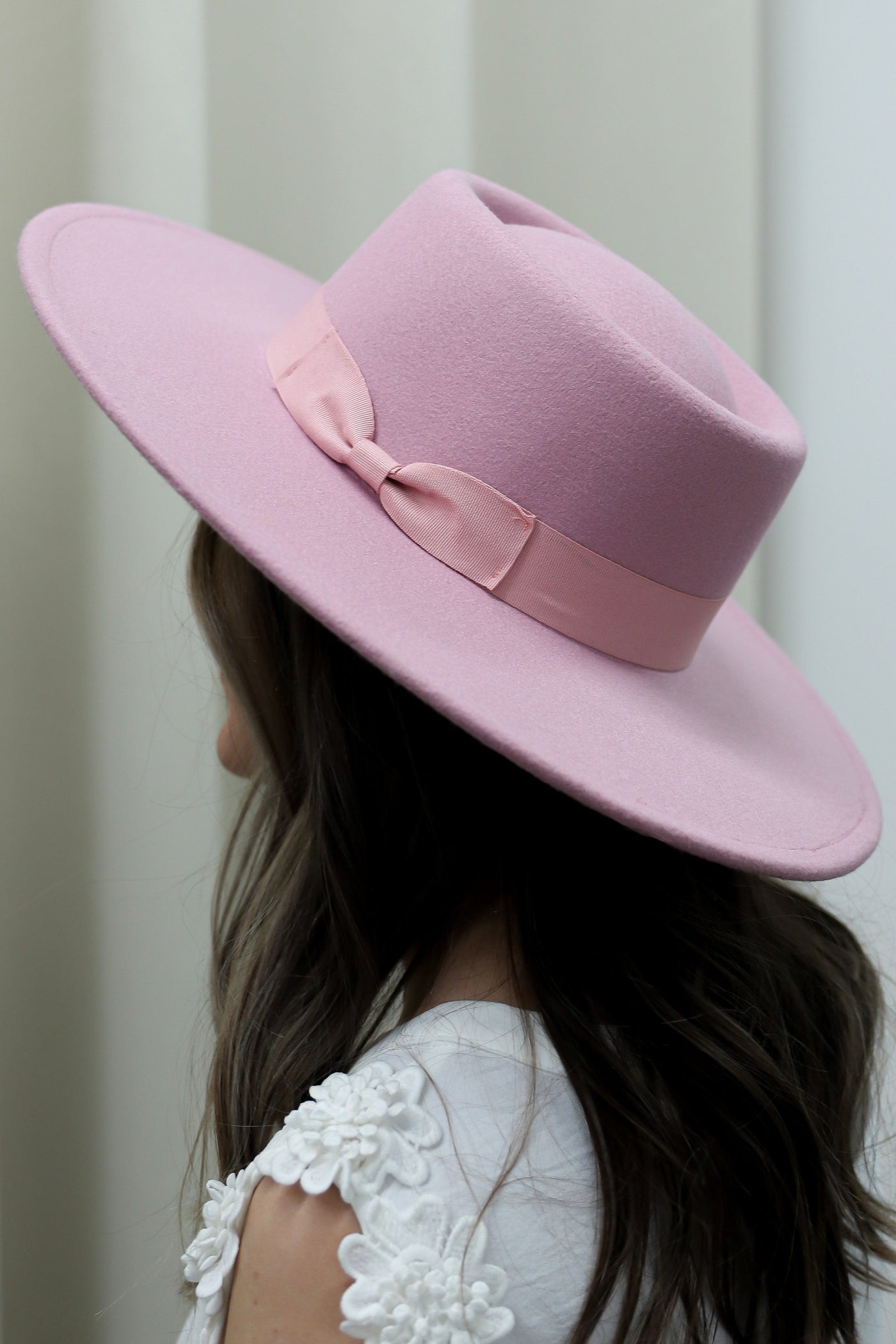 Iris Fedora Hat (Dusty Pink) - Happily Ever Aften