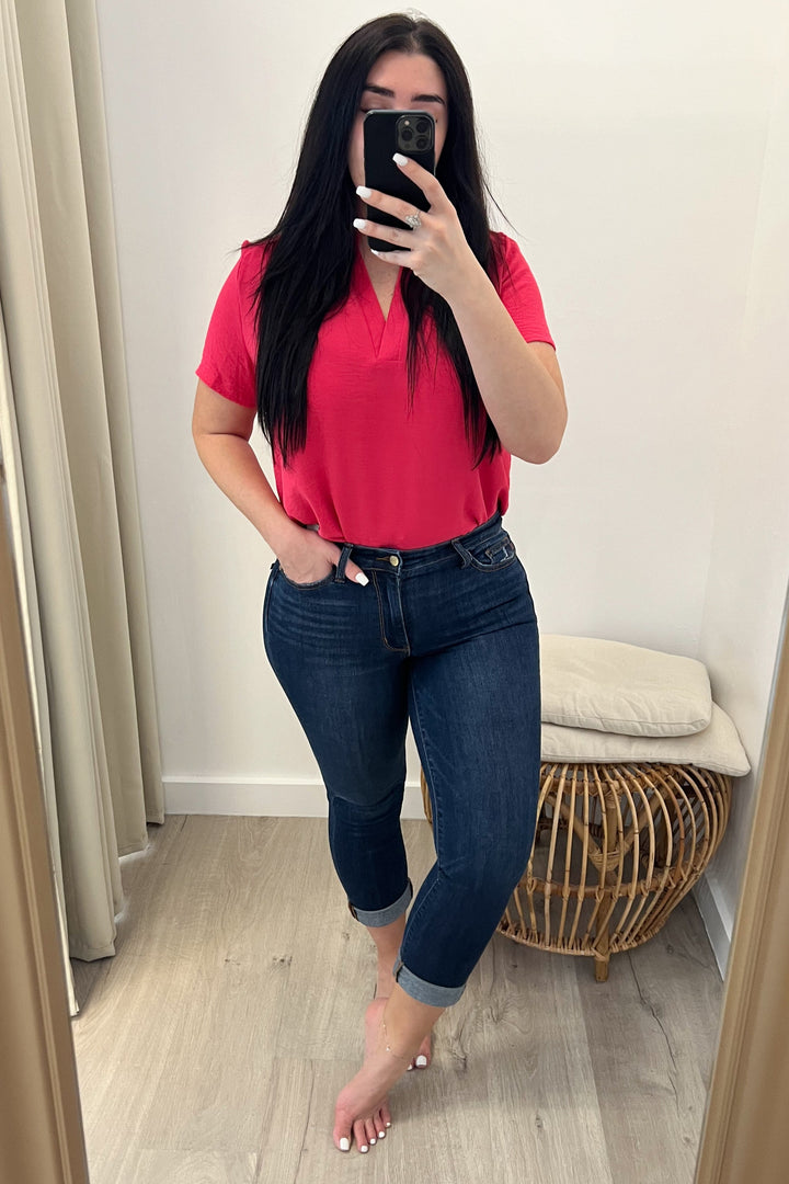 Jasmine Capri Jeans - Happily Ever Aften