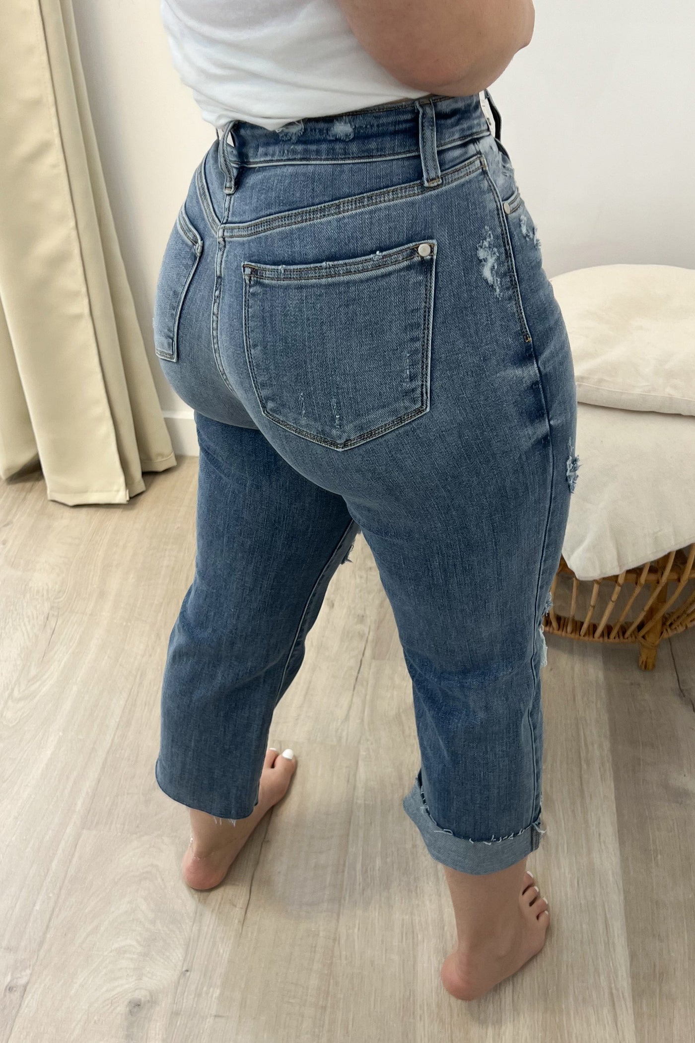 Jayda Wide Leg Jeans - Happily Ever Aften
