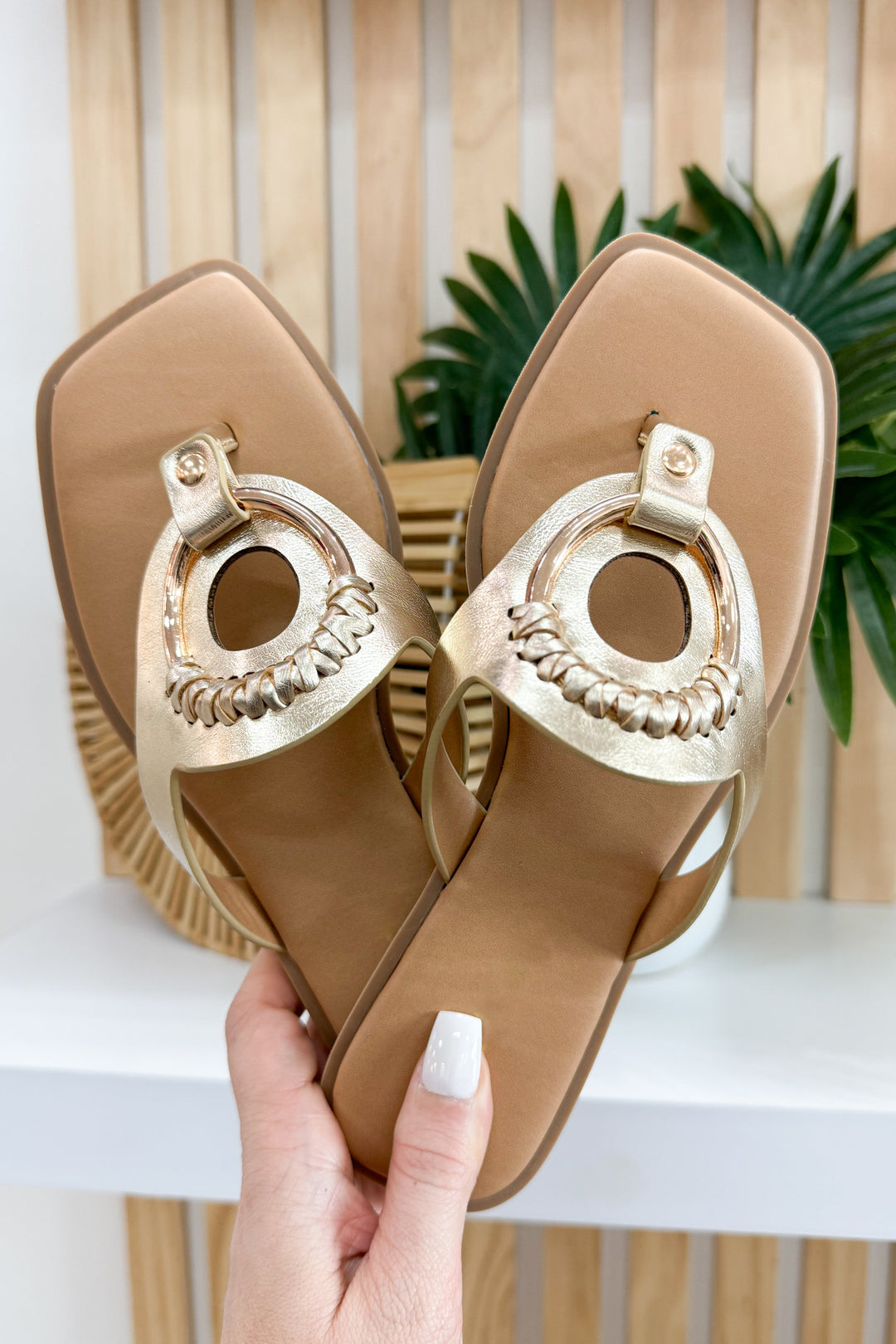Jayne Sandals (Gold) - Happily Ever Aften