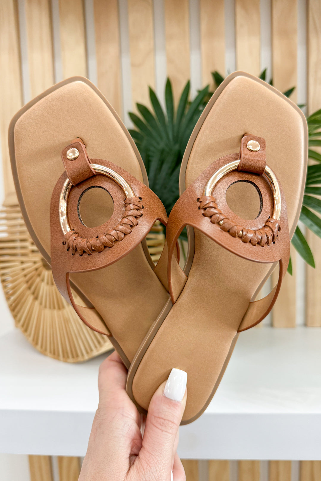 Jayne Sandals (Tan) - Happily Ever Aften